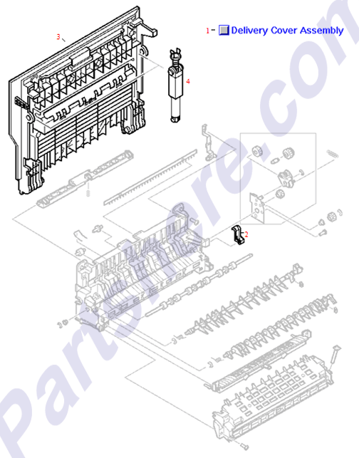 HP parts picture diagram for RF5-2701-060CN, RG5-3108-170CN, RB1-9751-000CN, RB2-0057-000CN